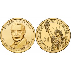 US Presidential Dollar 2014 - 29 Warren Harding D
